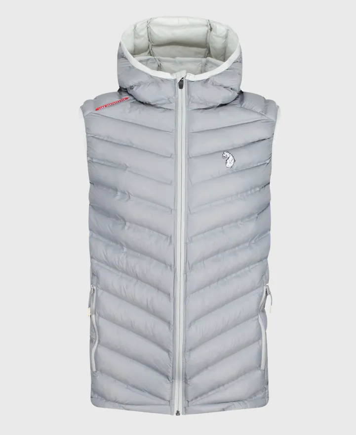 Luke 1977 M560778 Global Padded Gilet Silver Grey