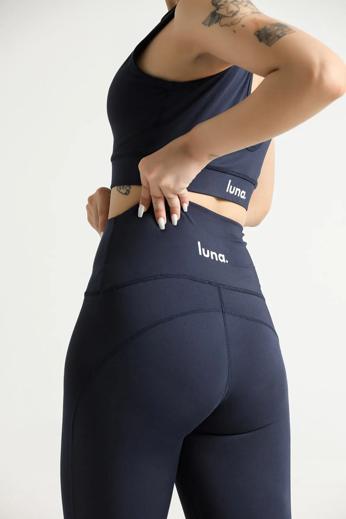 LUNA HURRICANE CONTRAST HIGH WAISTED LEGGINGS