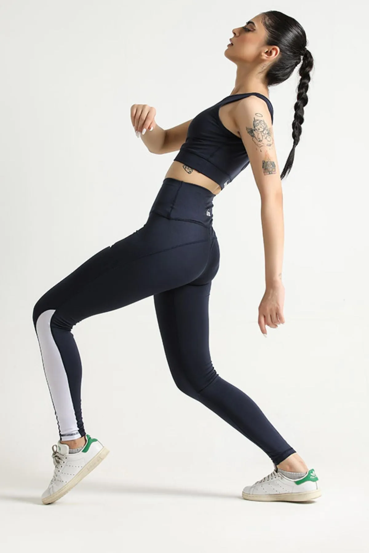 LUNA HURRICANE CONTRAST HIGH WAISTED LEGGINGS