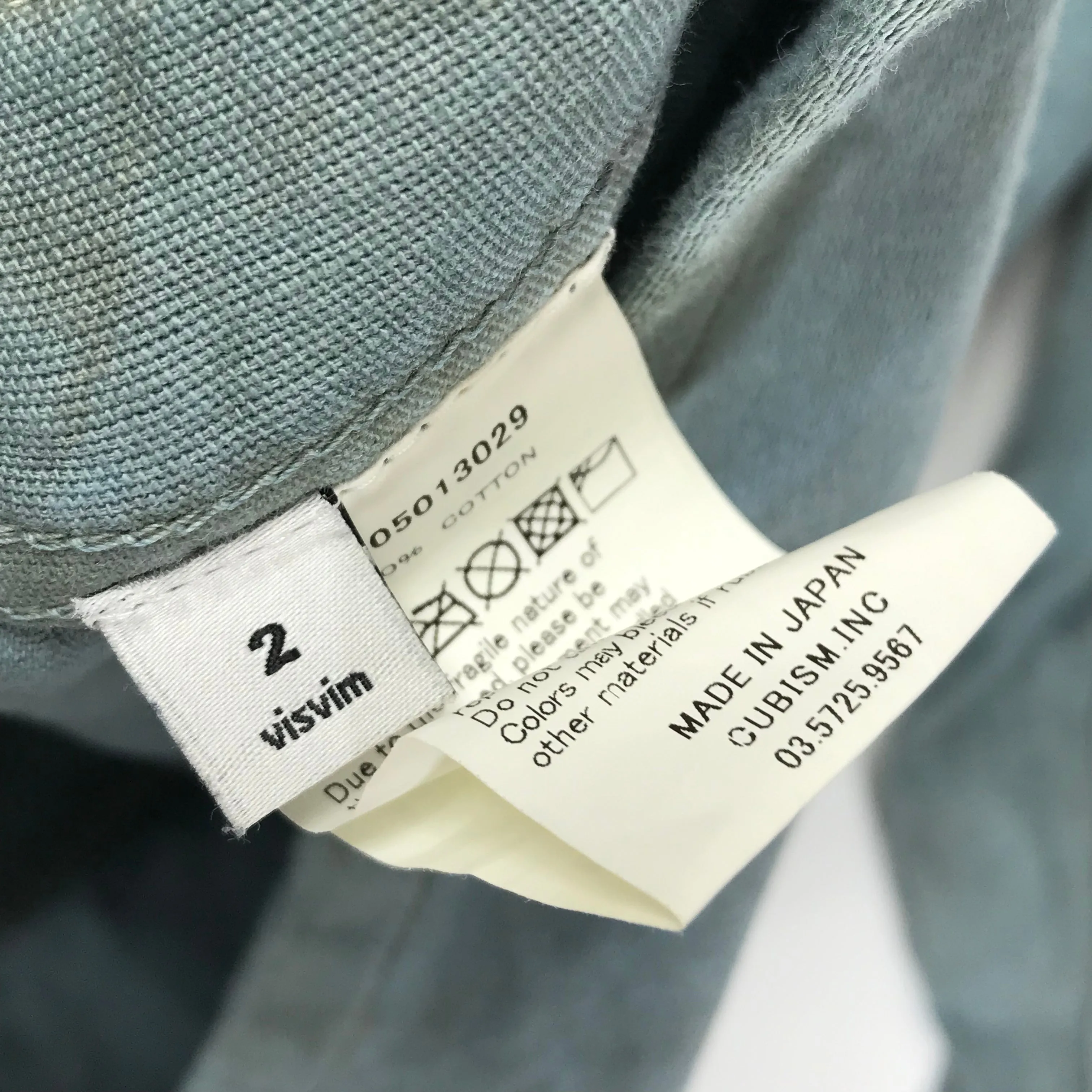 [M] Visvim 14SS ARTIFACT COVERALL Jacket N.D. MOLESKIN Indigo