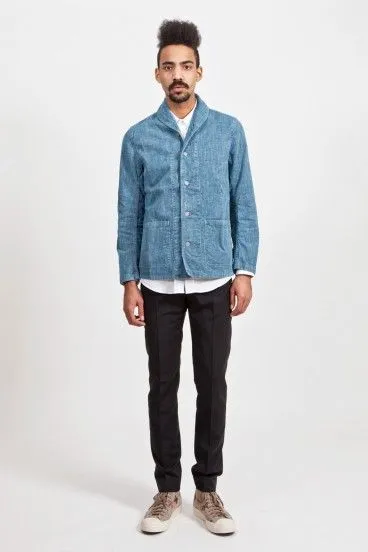 [M] Visvim 14SS ARTIFACT COVERALL Jacket N.D. MOLESKIN Indigo