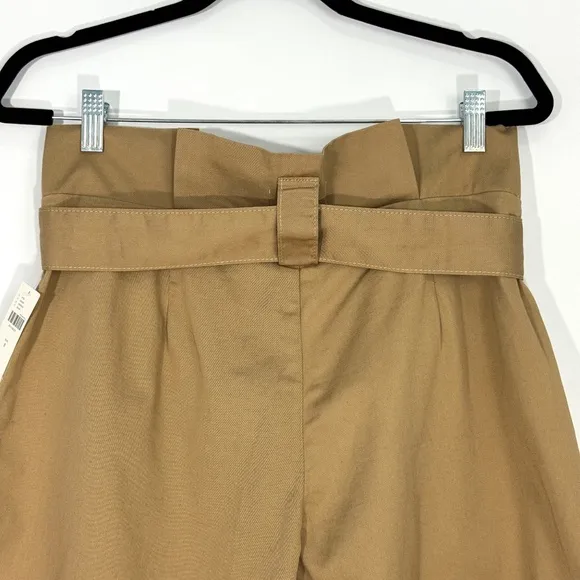 Maeve by Anthropologie Women’s Size 4 Small Brown Khaki Longline O-Ring Shorts