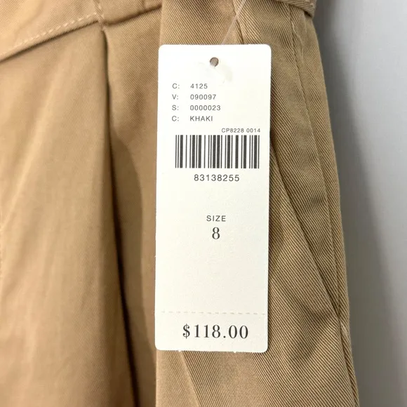 Maeve by Anthropologie Women’s Size 4 Small Brown Khaki Longline O-Ring Shorts