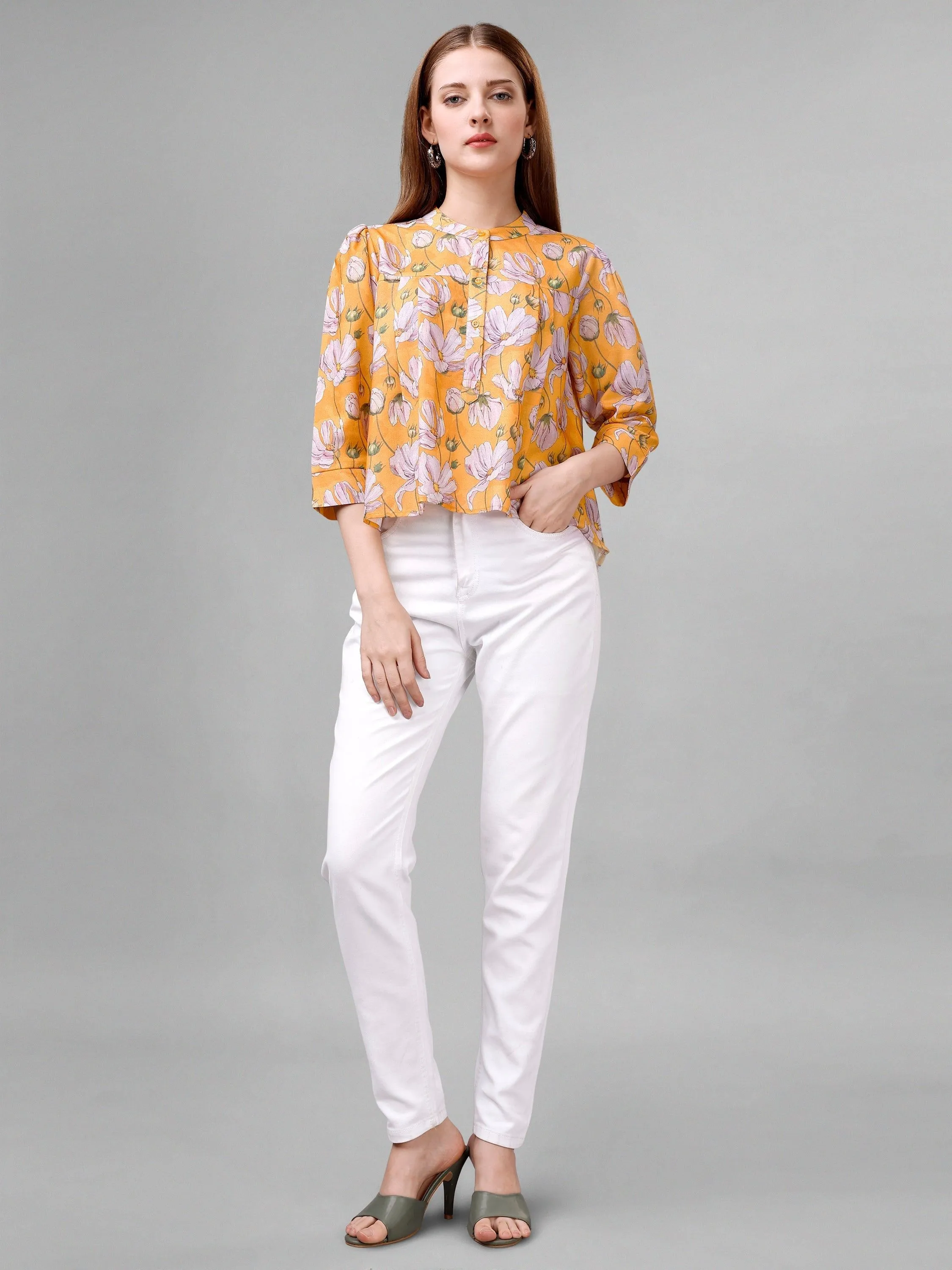 Maize Orange Top