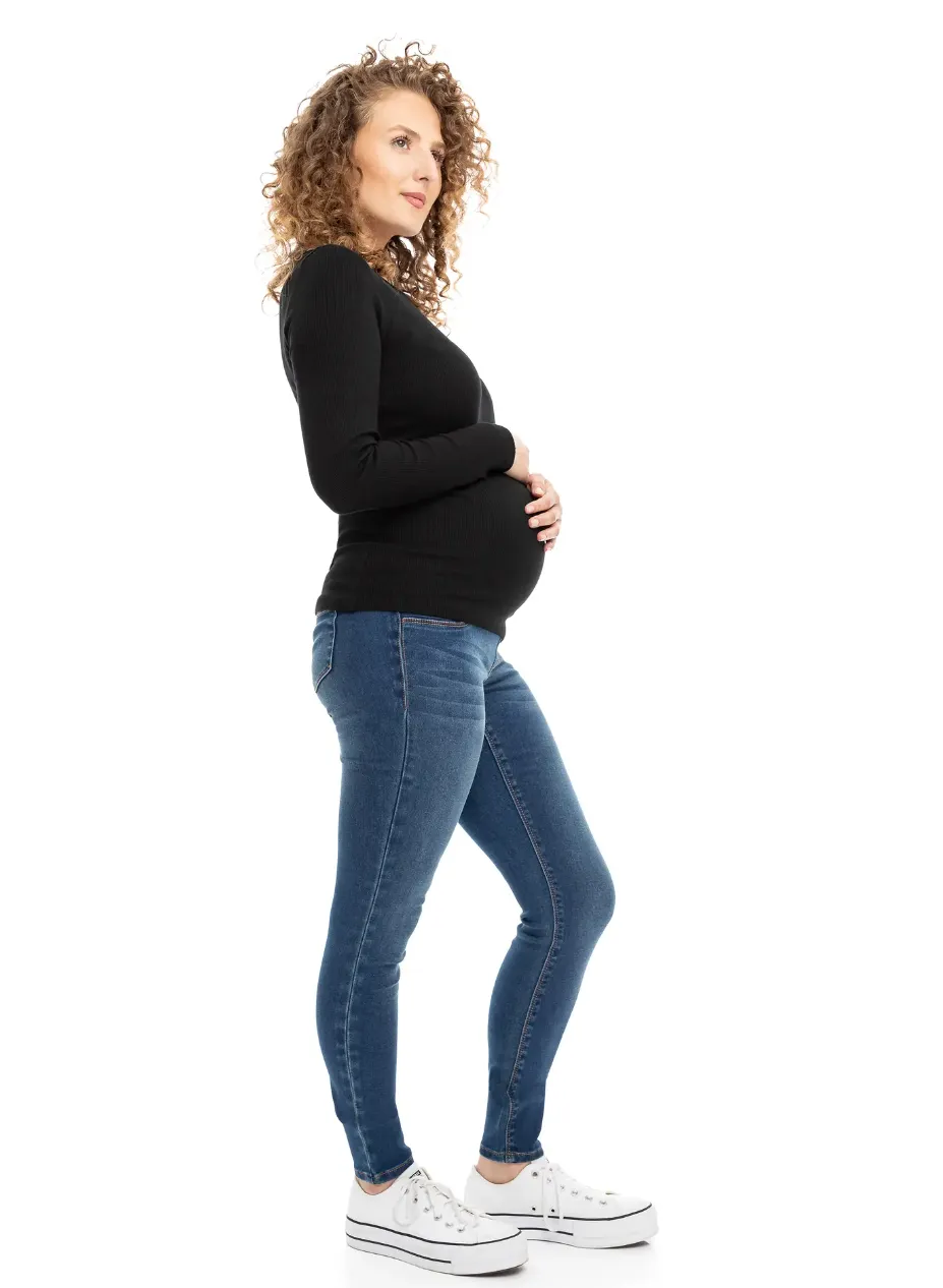 Maternity 31" Butter Skinny W/ Bellyband In Lennox