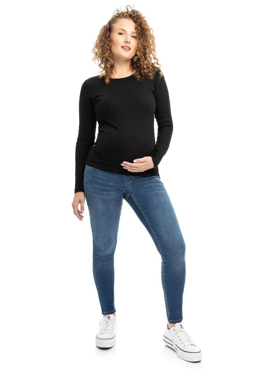 Maternity 31" Butter Skinny W/ Bellyband In Lennox