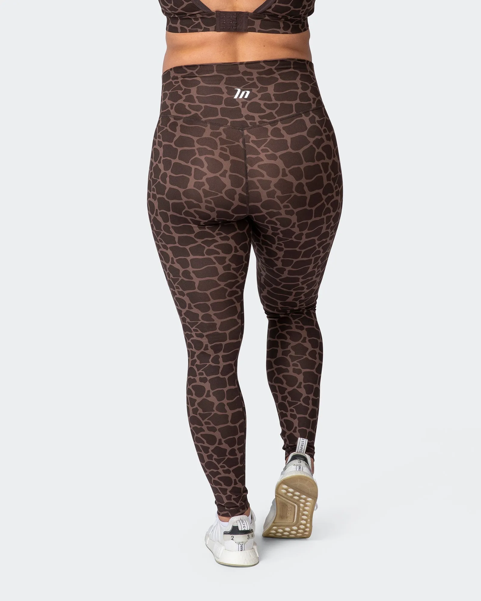 Maternity Everyday Leggings - Tonal Giraffe Print
