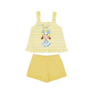 MAYORAL - Are You Ready Top & Short Set - Yellow