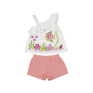 MAYORAL - Fish Short Set - Blush