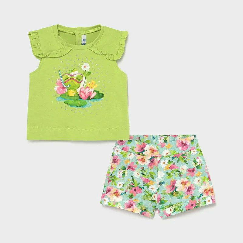 MAYORAL - Frog Short Set - Green