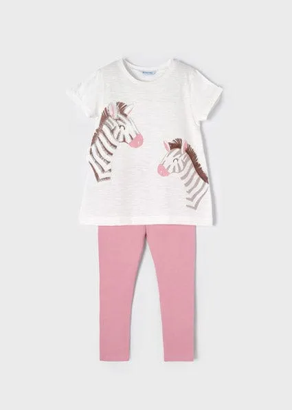 Mayoral Girls Zebra Two Piece Set