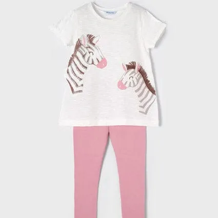 Mayoral Girls Zebra Two Piece Set