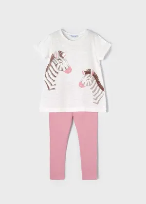 Mayoral Girls Zebra Two Piece Set