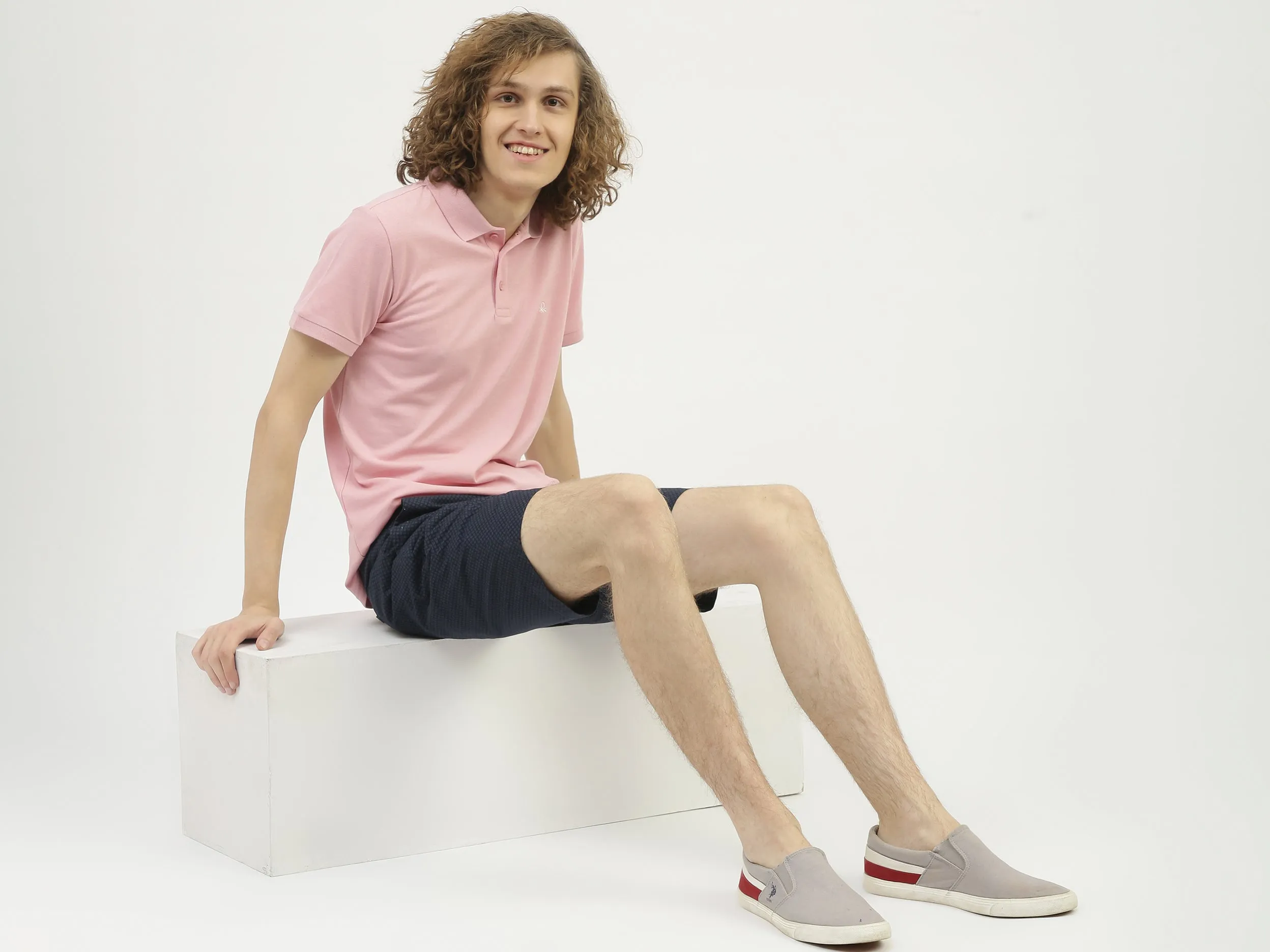 Men Printed Slim Fit Shorts