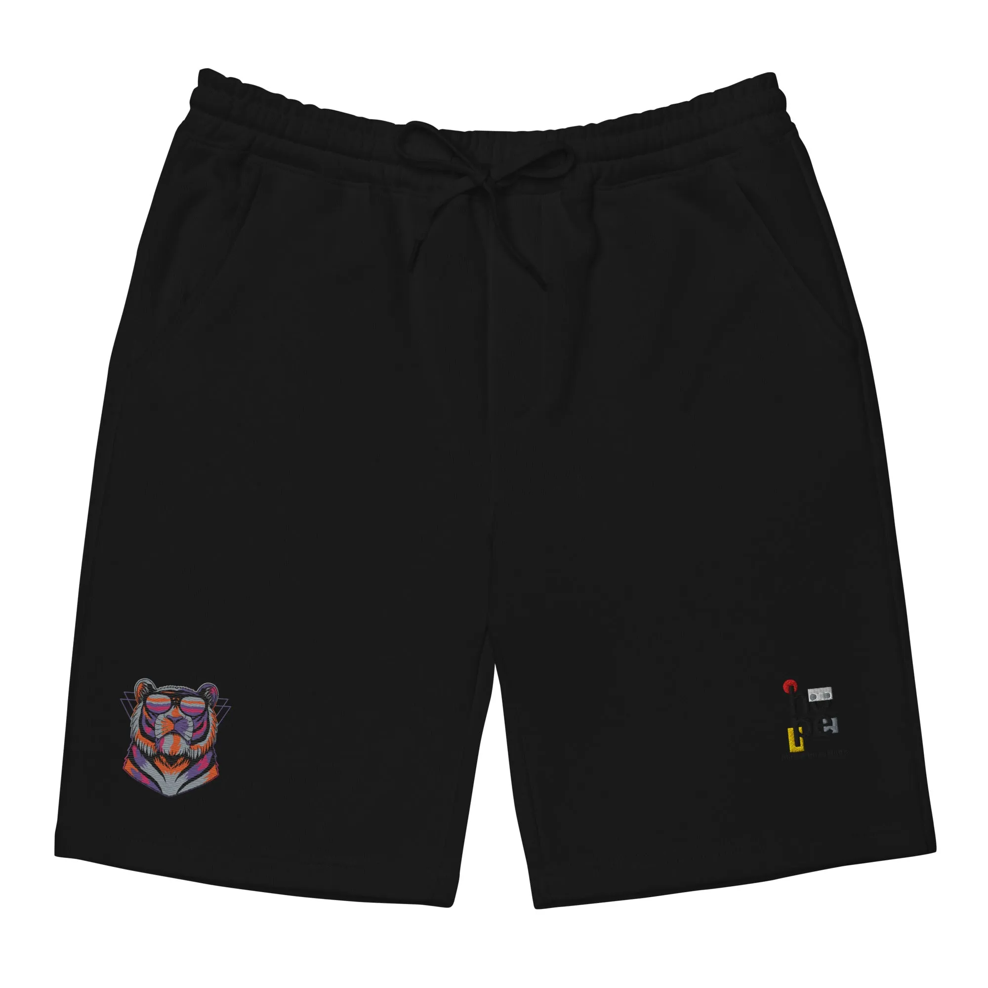 Men's Fleece Shorts with Tiger Design - Performance Hope Apparel