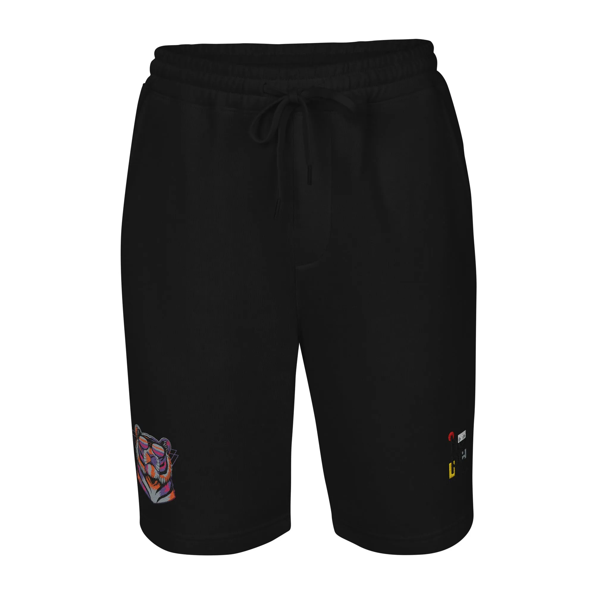 Men's Fleece Shorts with Tiger Design - Performance Hope Apparel