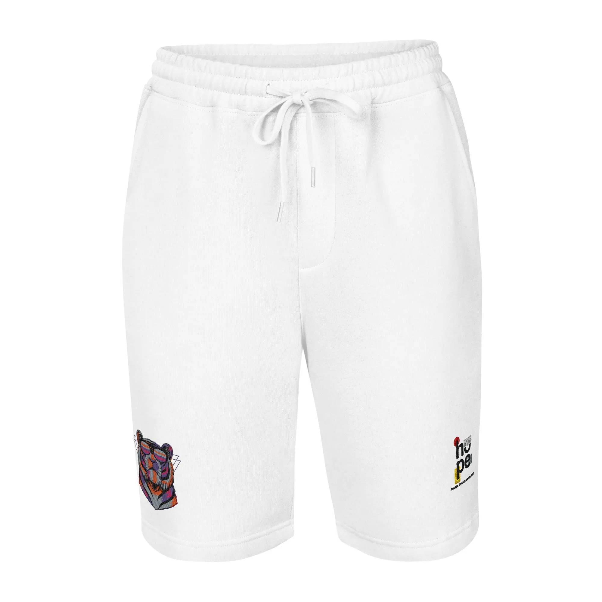 Men's Fleece Shorts with Tiger Design - Performance Hope Apparel