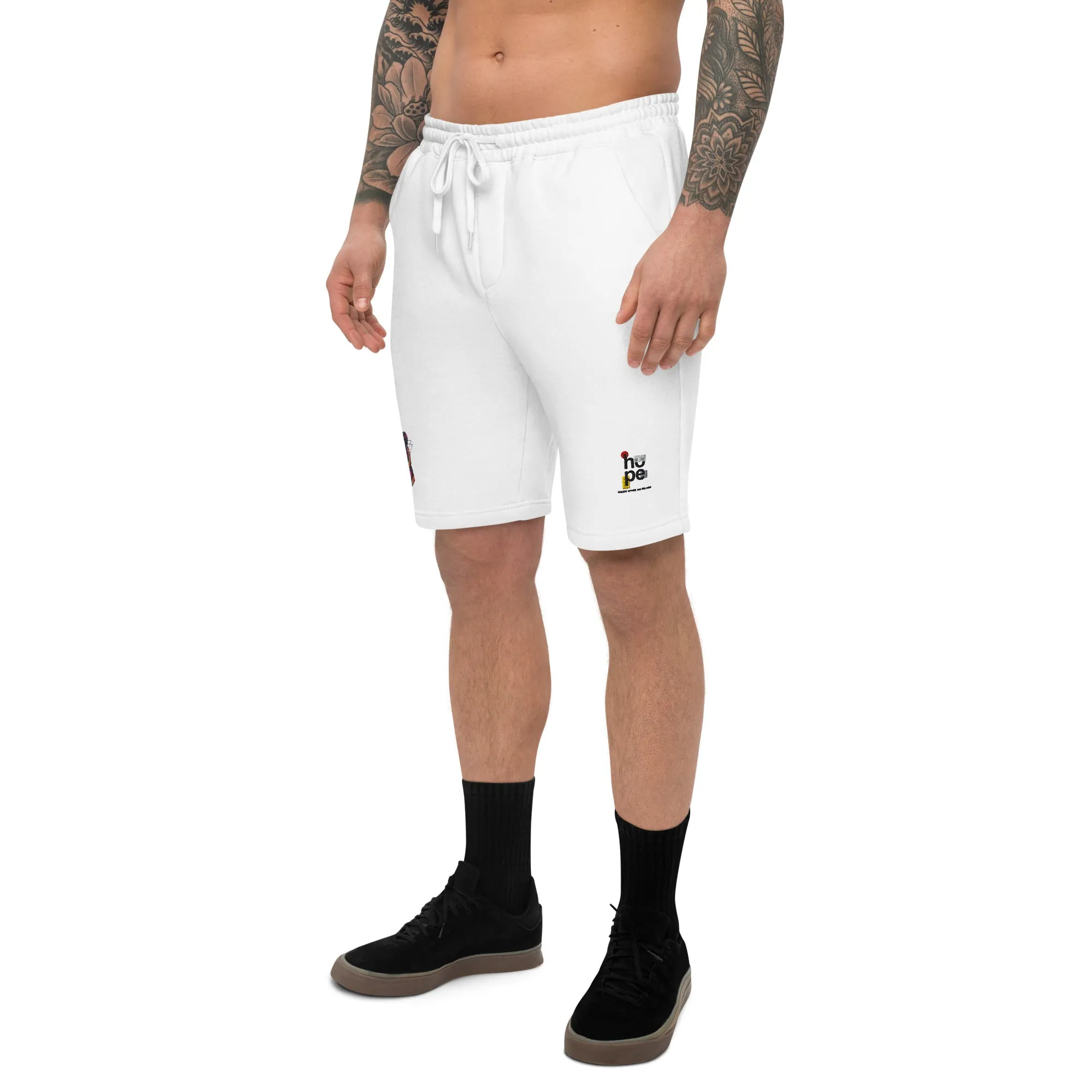 Men's Fleece Shorts with Tiger Design - Performance Hope Apparel