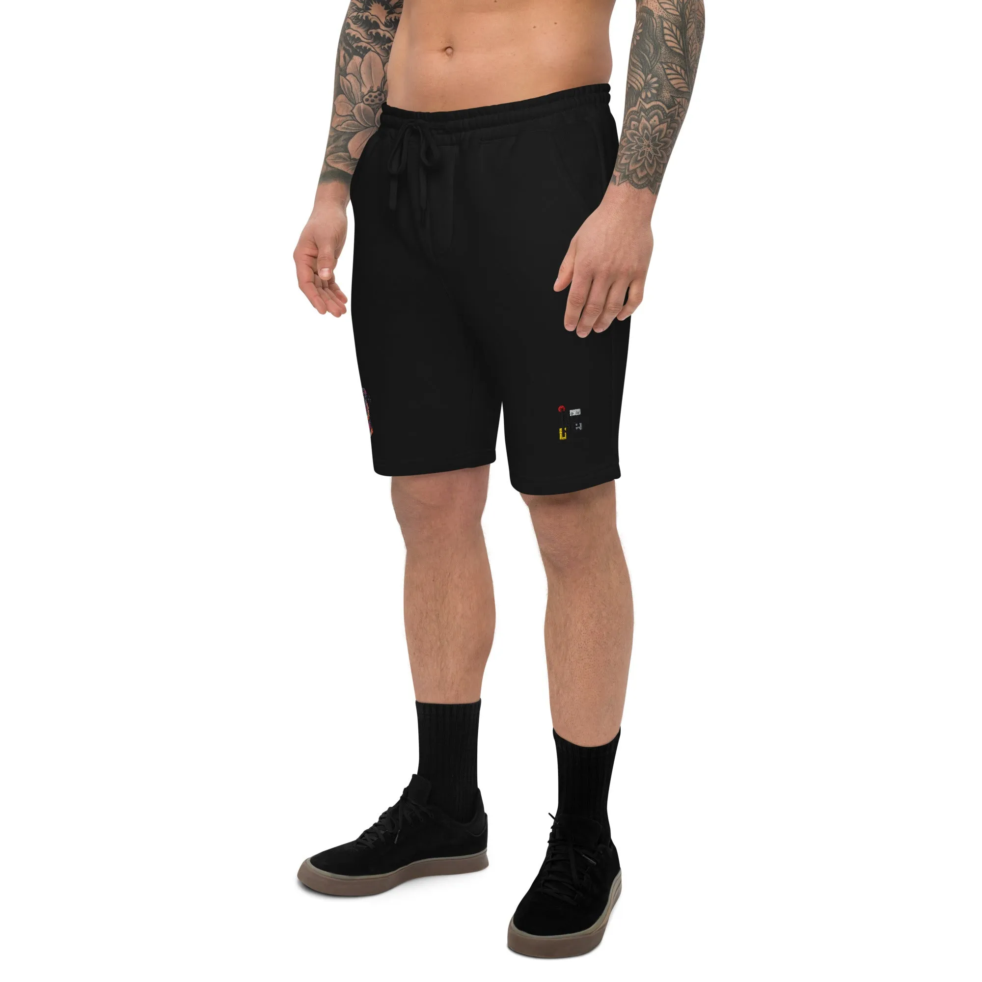 Men's Fleece Shorts with Tiger Design - Performance Hope Apparel