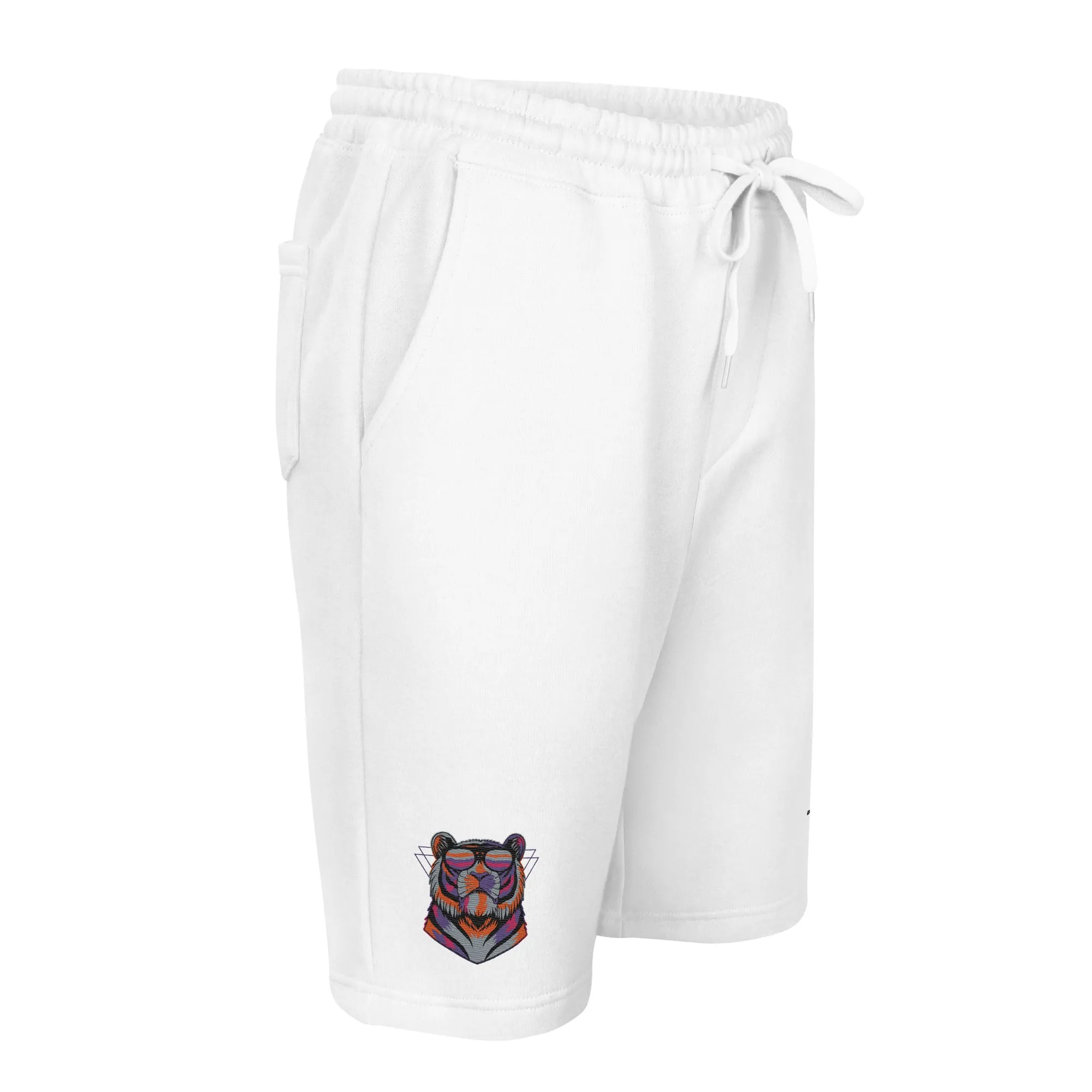 Men's Fleece Shorts with Tiger Design - Performance Hope Apparel