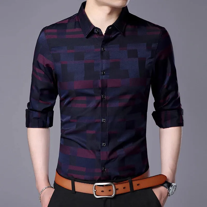 Men's Formal Long Sleeve Office Shirt