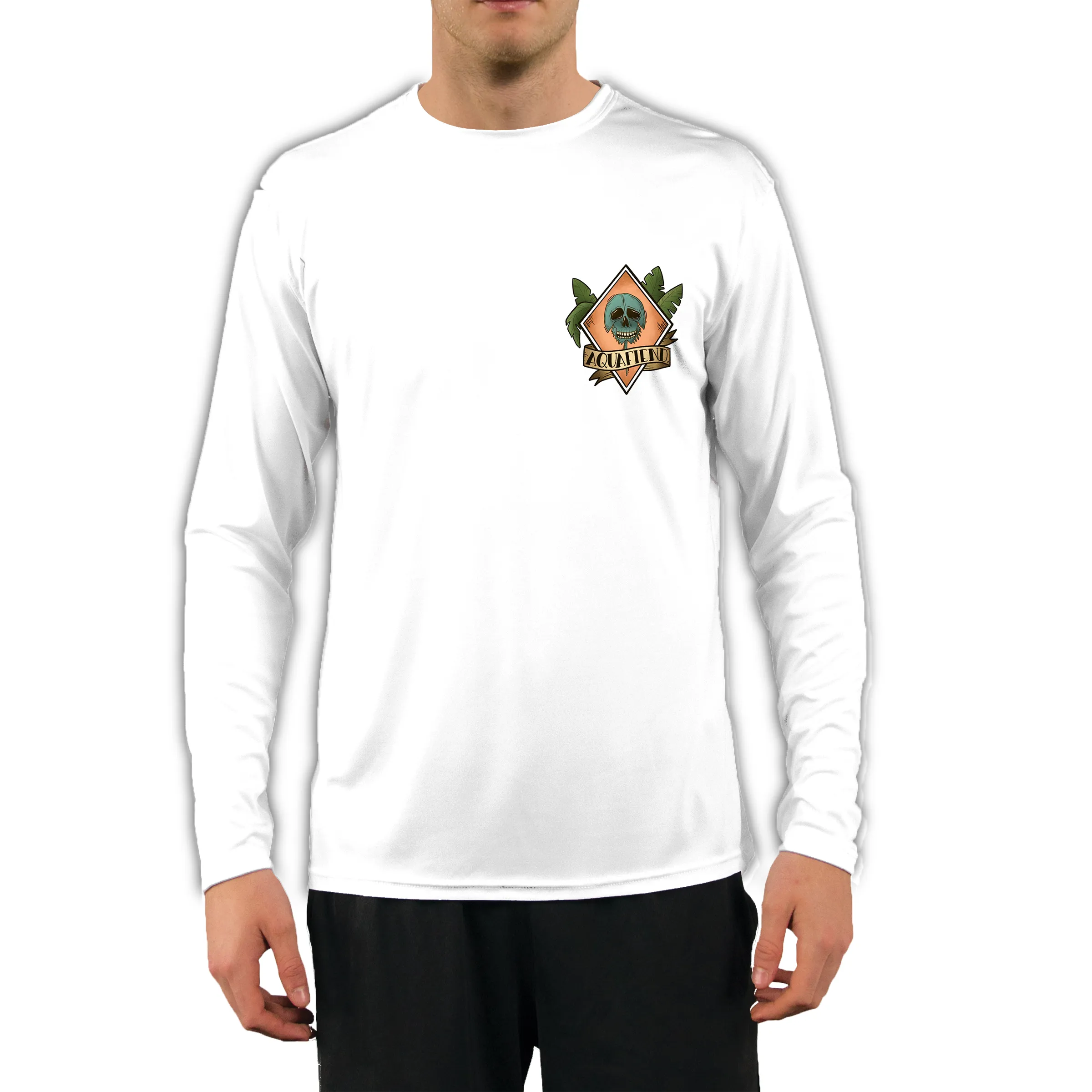 Men's Horseshoe Skeleton White