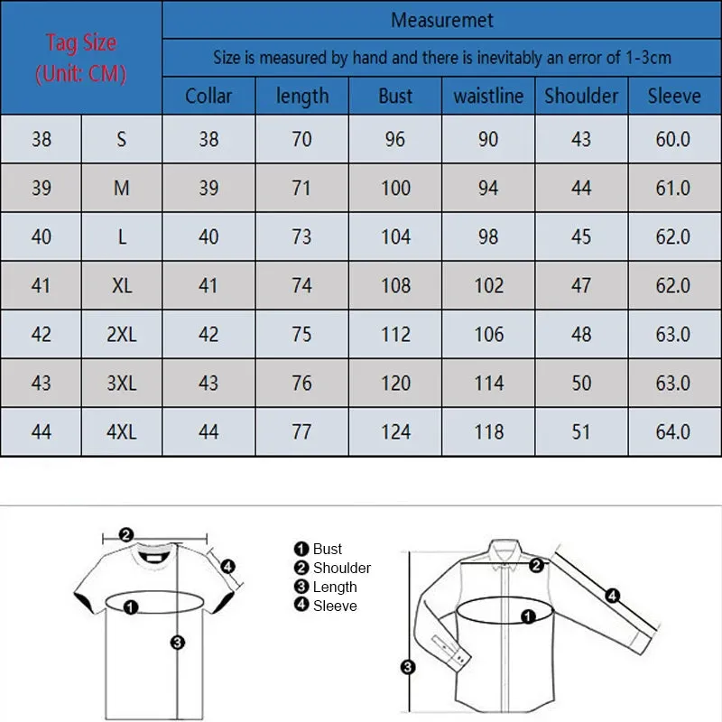 Men's Iron-Free Long-Sleeve Polyester Dress Shirt