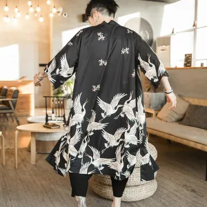 Men's Japanese Style Kimono Shirt