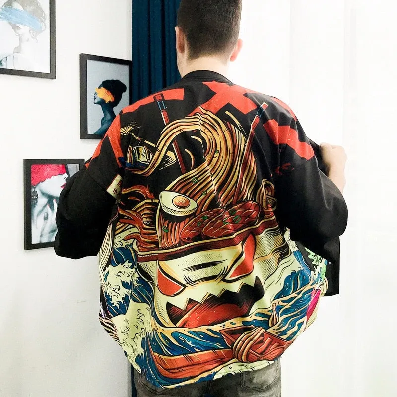 Men's Japanese Style Kimono Shirt
