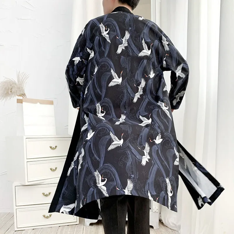 Men's Japanese Style Kimono Shirt