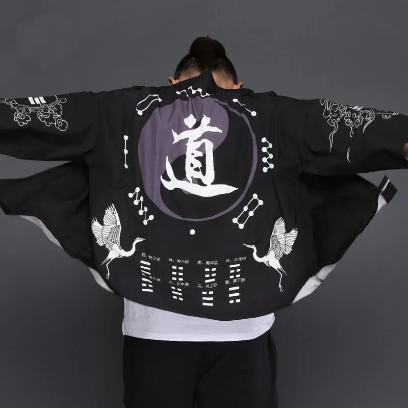 Men's Japanese Style Kimono Shirt