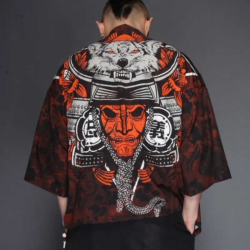 Men's Japanese Style Kimono Shirt