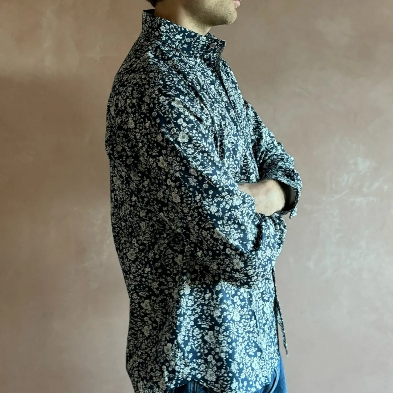 Men's Shirts in Liberty Print BLUE