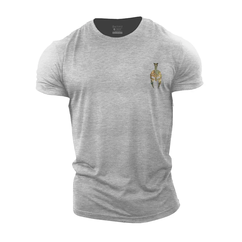 Mini Spartan Warrior Cotton T-Shirt
