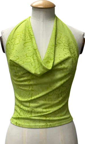 MURCI Green Halter Neck Top UK 8