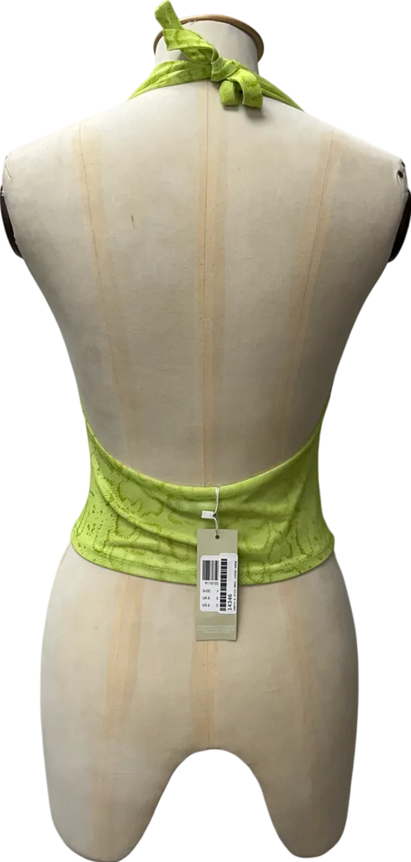 MURCI Green Halter Neck Top UK 8