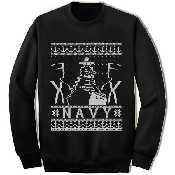 Navy Christmas Sweatshirt