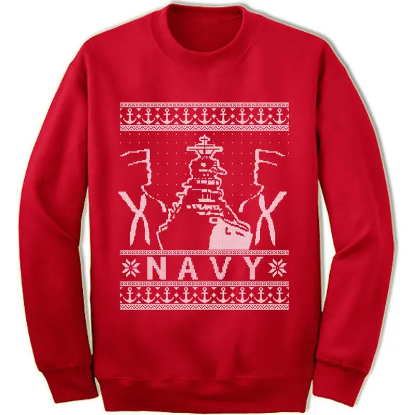 Navy Christmas Sweatshirt