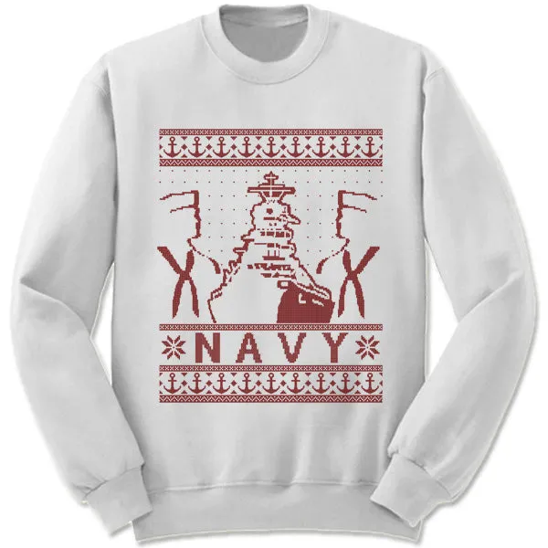 Navy Christmas Sweatshirt