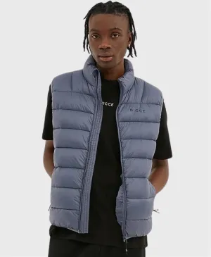 Nicce Skyline Gilet Blue Smoke