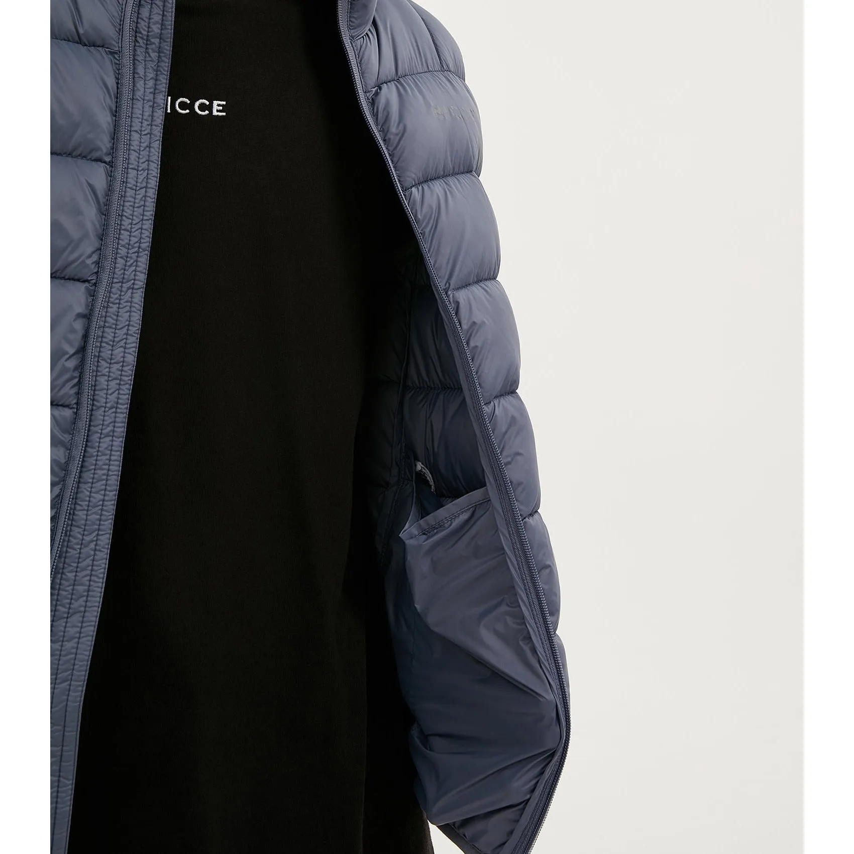 Nicce Skyline Gilet Blue Smoke