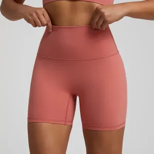 No Front Seam High-Waisted Biker Shorts for Women