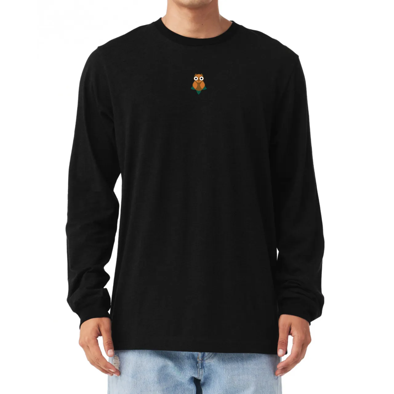 NYBG Owl Long Sleeve Shirt | Black