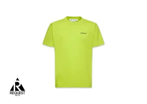 Off-White Caravaggio Arrow Over Tee "Lime"