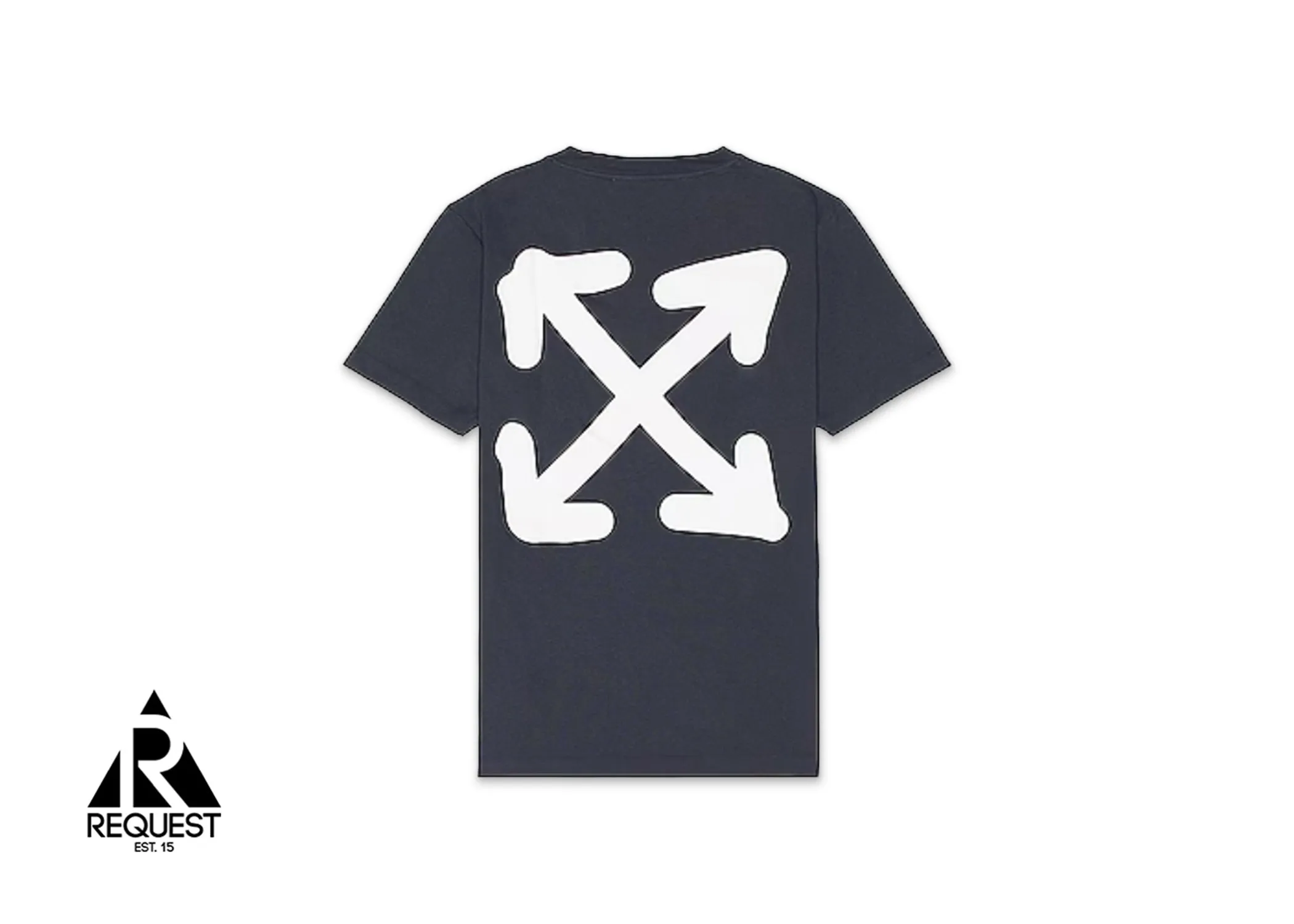 Off-White Face Arrow Tee "Navy"