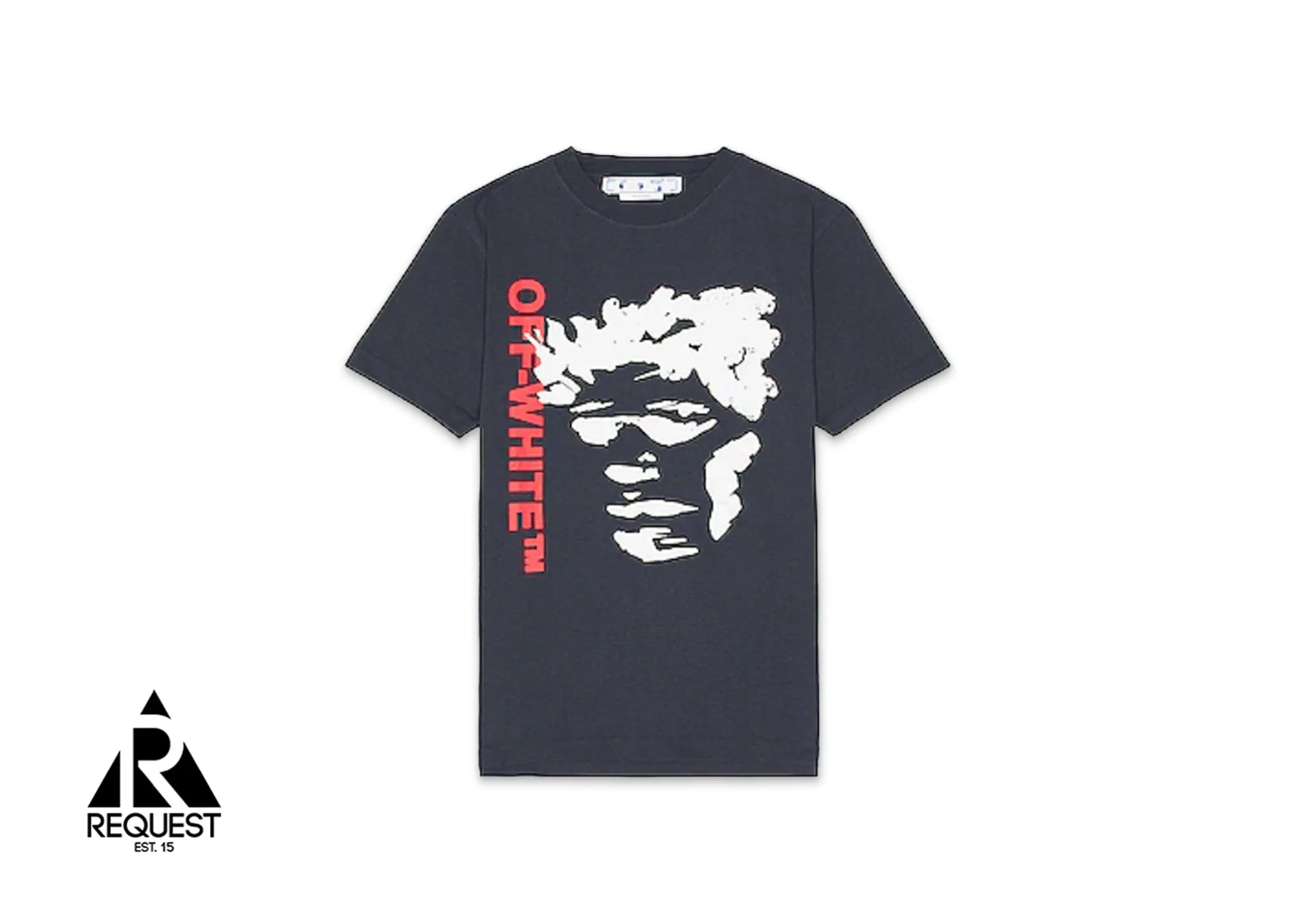 Off-White Face Arrow Tee "Navy"
