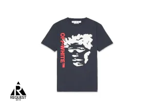 Off-White Face Arrow Tee "Navy"
