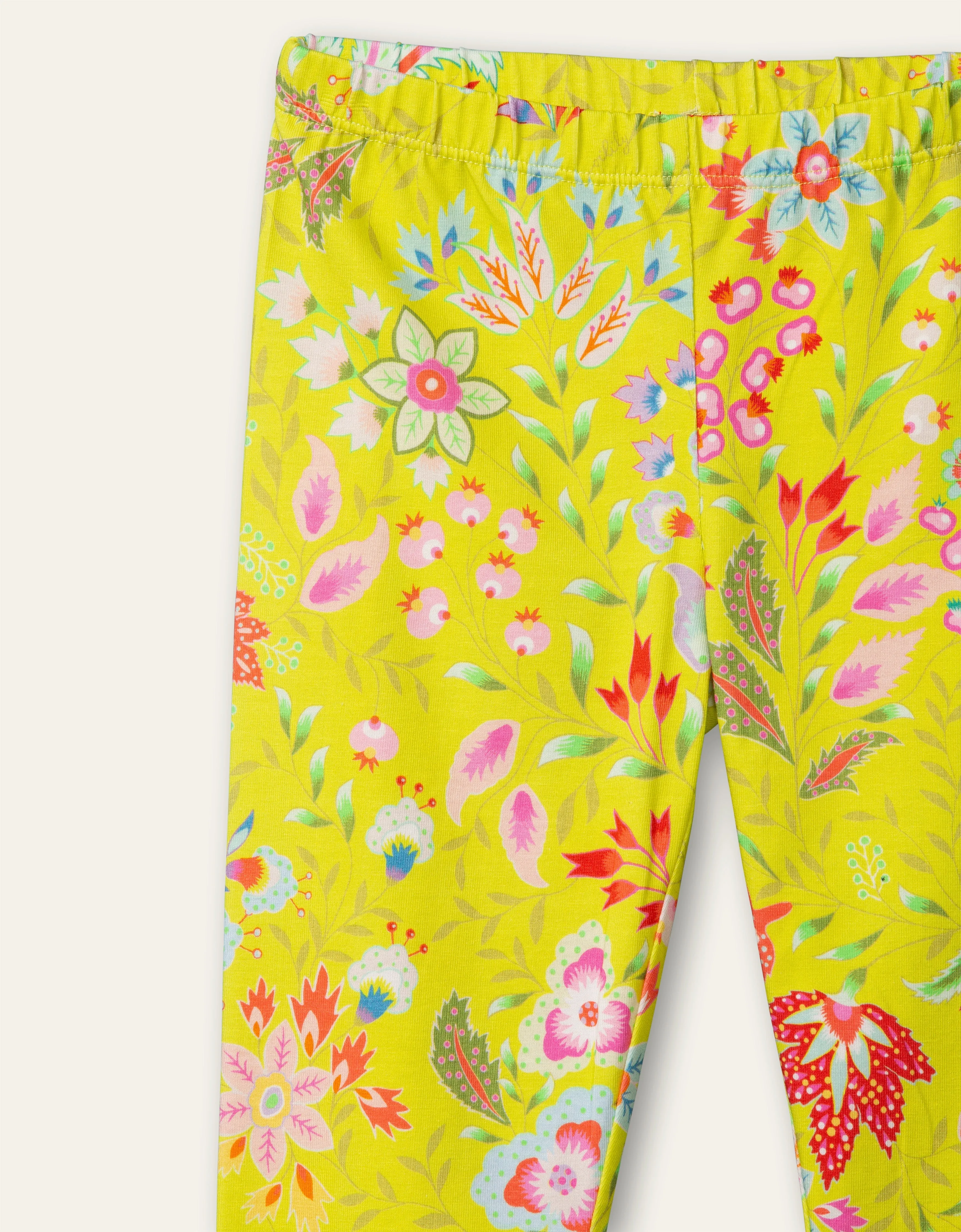 OILILY Tiska Girls Lime Punch Leggings - CLEARANCE SALE