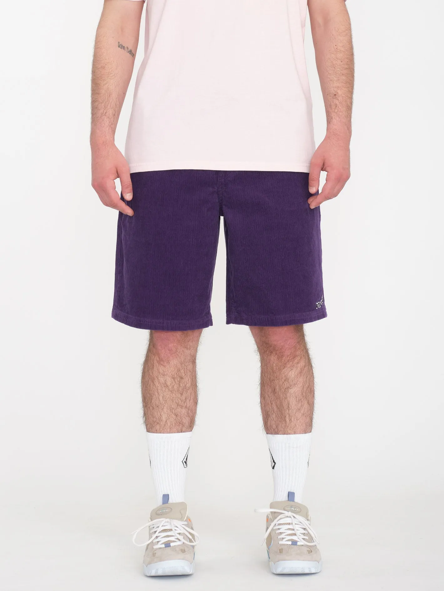 Outer Spaced 21" Shorts - DEEP PURPLE