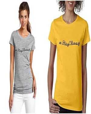 Pack Of 2 - Multicolor Cotton Printed T-Shirts For Women